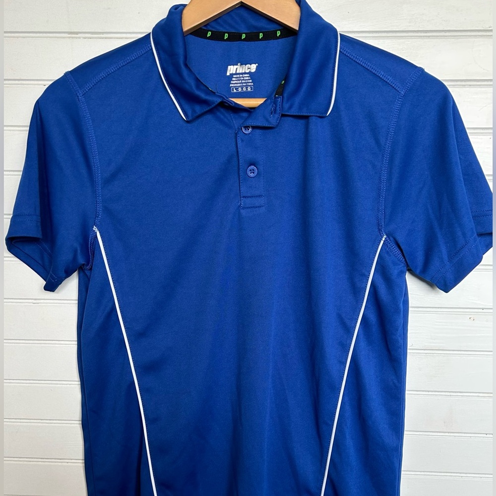 PRINCE climalite women’s large short sleeve tennis / golf polo